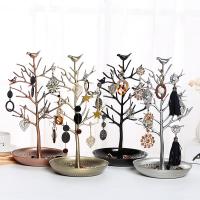 Iron Earring Display, Tree, plated, more colors for choice, 150x300mm, Sold By PC