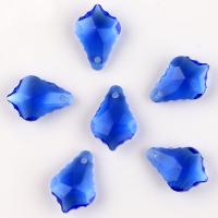 Fashion Glass Beads, Maple Leaf, polished, DIY, more colors for choice, 11x16mm, 30PCs/Bag, Sold By Bag