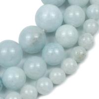 Blue Chalcedony Beads, polished, DIY & different size for choice, blue, Sold By Strand
