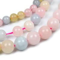 Morganite Beads polished DIY multi-colored Sold By Strand