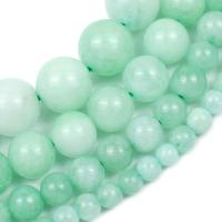 Green Calcedony Beads, polished, DIY & different size for choice, green, Sold By Strand