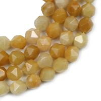 Natural Aventurine Beads, Yellow Aventurine, polished, DIY, 8mm, 45PCs/Strand, Sold By Strand