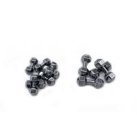Nicht-magnetische Hämatit Perlen, Non- magnetische Hämatit, poliert, DIY & verschiedene Größen vorhanden, schwarz, verkauft von Strang
