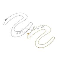 Stainless Steel Necklace Chain plated figure-8 chain Length Approx 19 Inch Sold By Lot