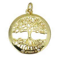 Brass Jewelry Pendants, plated, fashion jewelry & for woman, gold, nickel, lead & cadmium free, 20x22.50x2.50mm, Hole:Approx 3mm, 10PCs/Lot, Sold By Lot
