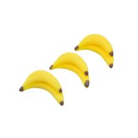 Handy DIY Kit, Harz, Banana, Epoxidharzklebstoff, gelb, 23x10x11mm, 100PCs/Tasche, verkauft von Tasche