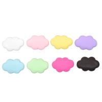 Mobile Phone DIY Decoration, Resin, Cloud, epoxy gel, more colors for choice, 26x18x6mm, 100PCs/Bag, Sold By Bag