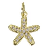 Cubic Zirconia Micro Pave Brass Pendant plated fashion jewelry & micro pave cubic zirconia & for woman gold nickel lead & cadmium free Sold By Lot