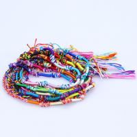 Fashion Bracelet & Bangle Jewelry, Cotton Thread, plated, fashion jewelry & Unisex, more colors for choice, 320mm, Sold Per 12.59 Inch Strand