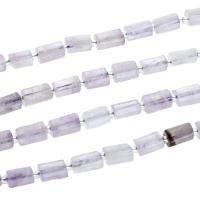 Mixed Gemstone Beads Natural Stone Column polished DIY & faceted Sold By Strand