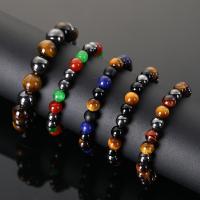 Gemstone Bracelets Hematite with Natural Stone fashion jewelry & Unisex 190mm Sold Per Approx 7.5 Inch Strand