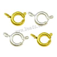 Brass Spring Ring Clasp plated lead & cadmium free Approx 1mm Sold By Bag