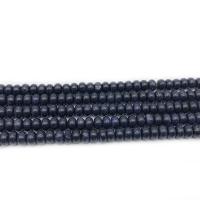 Natural Blue Goldstone Beads, Blue Sandstone, Abacus, polished, DIY & different size for choice, blue, 4x6mm, Sold By Strand