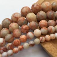Network Stone Beads Round polished DIY Sold By Strand