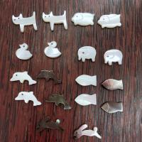 Natural Freshwater Shell Beads, Animal, polished, more colors for choice, Sold By PC
