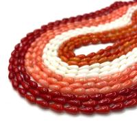 Natürliche Korallen Perlen, Koralle, Tropfen, DIY, gemischte Farben, verkauft per 38 cm Strang