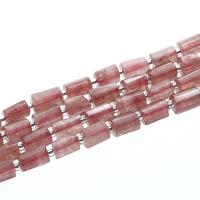 Mixed Gemstone Beads, Column, faceted, more colors for choice, 8x11mm, Sold By Strand