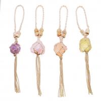 Hanging Ornaments, Natural Stone, more colors for choice, 300mm, Sold By Strand