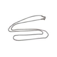 Stainless Steel Chain halskæde, Unisex & mesh kæde, oprindelige farve, 2mm, Længde Ca. 19.5 inch, 10Strands/Lot, Solgt af Lot