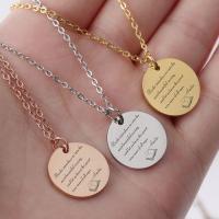 Stainless Steel Jewelry Necklace Round plated Unisex 20mm Sold Per 17.72 Inch Strand