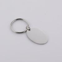 Stainless Steel Key Clasp, silver color plated, durable, silver color, 5PCs/Bag, Sold By Bag