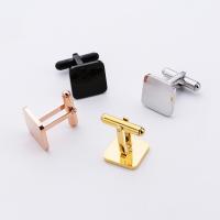 Cufflinks Stainless Steel plated DIY 15mm Sold By PC