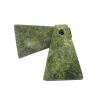 Ювелирные подвески из драгоценных камней, Халькопирит, ювелирные изделия моды & DIY, зеленый, 25x17x5mm, продается PC