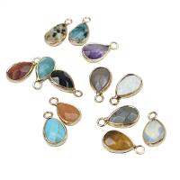 Gemstone Pendants Jewelry, Natural Stone, fashion jewelry & DIY, more colors for choice, Sold By PC