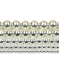 Nicht-magnetische Hämatit Perlen, Modeschmuck & verschiedene Größen vorhanden, Silberfarbe, verkauft von PC