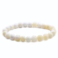 Shell Jewelry Bracelet, White Shell, fashion jewelry & different size for choice, beige camouflage, 155mm, Sold Per Approx 6.2 Inch Strand