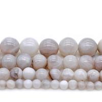 Prirodni Crazy ahat perle, Crazy Agate, modni nakit & možete DIY & različite veličine za izbor, bijel, Prodano By PC