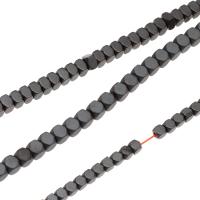 Magnetiske Hematite Beads, Magnetisk Hæmatit, Polygon, Solgt af Strand