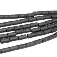 Magnetic Hematite Beads, Column, 15x9x9mm, Sold By Strand
