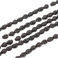 Magnetic Hematite Beads, Skull, Sold By Strand