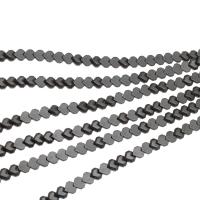 Magnetic Hematite Beads, Heart, 7x7x3mm, Sold By Strand