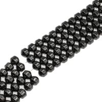 Magnetic Hematite Beads, Round, 10x6x6mm, Sold By Strand