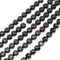 Magnetic Hematite Beads, Round, polished, 10x8mm, Sold By Strand