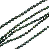 Perles hématite magnétique, ovale, Placage coloré, 10x6x6mm, Vendu par Environ 16 pouce brin