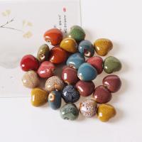 Perles bijoux en porcelaine, fait à la main, plus de couleurs à choisir, 8mm, Trou:Environ 3mm, 10PC/sac, Vendu par sac