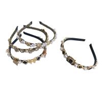 Banda del Pelo, Perlas plásticas, con diamantes de imitación, diferentes estilos para la opción & para mujer, 150x170mm, Vendido por UD