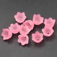 Acrylic Bead Cap Flower plated durable & DIY & frosted 9mm Sold By KG
