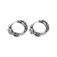 Stainless Steel Huggie Hoop Earring, fashion jewelry & Unisex, 16.50mm, Sold By Pair