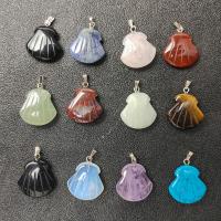 Gemstone Pendants Jewelry, Natural Stone, fashion jewelry & DIY, more colors for choice, 20*6mm, Sold By PC