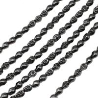 Magnetiske Hematite Beads, Magnetisk Hæmatit, poleret, 10x5x5mm, Solgt Per Ca. 16 inch Strand