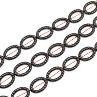 Magnetic Hematite Beads, Ellipse, polished, 25x18x5mm, Sold Per Approx 16 Inch Strand