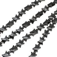 Magnetiske Hematite Beads, Magnetisk Hæmatit, poleret, 12x9x5mm, Solgt Per Ca. 16 inch Strand