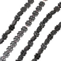 Magnetiske Hematite Beads, Magnetisk Hæmatit, Four Leaf Clover, poleret, 10x10x4mm, Solgt Per Ca. 16 inch Strand
