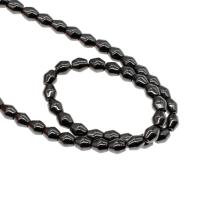 Magnetiske Hematite Beads, Magnetisk Hæmatit, poleret, 7x6x6mm, Solgt Per Ca. 16 inch Strand