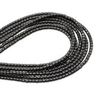 Magnetiske Hematite Beads, Magnetisk Hæmatit, Runde, poleret, 3x3x3mm, Solgt Per Ca. 16 inch Strand