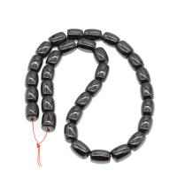 Magnetic Hematite Beads Drum polished Sold Per Approx 16 Inch Strand